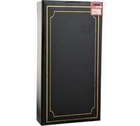 6x4" Album Photo Simple Avec 300 Poches No Memo-Timbre D'or Noir