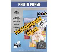 6X4¿(Environ 10X15Cm)X100 Papiers Photo Super Premium Satiné 280G Jet D' Encre,Séchage Rapide,Microporeux,Résistant À L'Eau -67-100