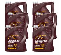 6X4 Litres MANNOL Legend+Ester 0W-40 Huile Moteur ACEA A3/B4 Vollsynthetique