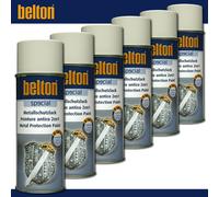 6x400 ML Peinture Belton Spécial Laque Protectrice Du Métal 2in1 Blanc Pur