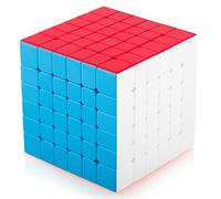 6x6 Speed Magic Cube 6x6x6 Stickerless Magic Puzzle Cube de Vitesse Magique Cadeau de Vacances pour Enfants Adultes (sans Autocollant)
