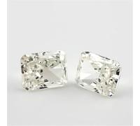 6X8-7X9mm Octangle Radiant Crushed Ice Cut Loose CZ Stone 5A Cubic Zirconia Synthetic Gems No. 23 Fancy Blue1 6x8mm 2pcs