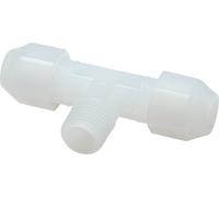 6x8 Mm&R1/4'' Pvdf T-Forme Té Raccord De Tuyau Avec Filetage Mâle 10Bar/145Psi