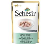 6x85g Schesir En Gelée Thon, Dorade En Gelée - Pâtée Pour Chat