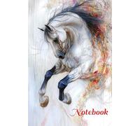 6x9 inch squared notebook - 120 pages, horse coloring page inside, perfect for taking notes, drawing and writing.: Perfect Gift for Horse Lovers - Unleash Your Creativity & Color Your World