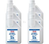 6xLiqui Moly 250ml 2-Takt-Hochleistungs-Motorenöl Mélange Tondeuse à Gazon Scie