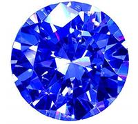 7,00 carats 8,00 Ratti Pierre naturelle certifiée bleue Zircon cubique Aa+ Qualité : B0B5LP9M-01
