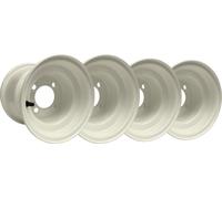 7.00x8 Jantes pour Buggy de Golf Blanc 4 Inch PCD Yamaha E-Z-go Club car, Garia (Lot de 4)