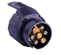 7/13 Adaptateur Prise Remorque pour Connecteur de Prise électrique pour Caravane Camion Barre de Remorquage - Adaptateur 7 vers 13 Broches étanche