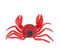 7/14cm Crab Soft Lure Sea Fishing Equipment Artificial Crab Bait Trap(Red L)