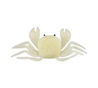 7/14cm Crab Soft Lure Sea Fishing Equipment Artificial Crab Bait Trap(White S)