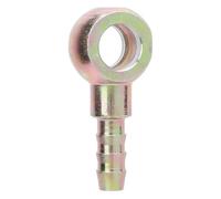7/16in Banjo Fittings with 8mm Barb - Stainless Steel Strong Load Bearing Banjo Hose Barb Adapter Connector - for Automotive, Hydraulic Systems, and DIY Projects