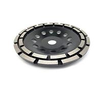 7 '' 180mm Double rangée Diamant Diamant Discothèque Bol Shape Bouton de broyage Volière for béton en granit en marbre