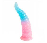 7.2 in Silicone Tentacle Dildo with Suction Cup Multi-Color Waterproof Butt Plug G-Spot Prostate