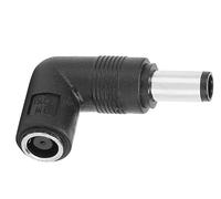 7,4 mm Coude à 90 degrés Adaptateur Convertisseur Connecteur pour HP Compaq Envy Pavilion ProBook Elitebook Dell Studio Precision Inspiron Latitude XPS Vostro 19V 19,5V 65W 90W