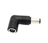 7.4 mm x 7.4 mm Coude à 90 degrés Adaptateur Convertisseur Connecteur pour HP Pavilion Probook Elitebook Envy Compaq Presario PC Ordinateur Portable Chargeur (120W Max)