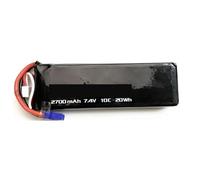 7.4 V 2700 mAh for H501C H501S X4 RC Quadcopter Drone pièces de Rechange 2 s 7.4 V EC2 Prise 10C 20WH(3pcs)