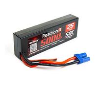 7,4 V 5000 mAh 2S 50 C Réaction 2.0 Coque Rigide Batterie LiPo : EC5