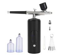 7,4 V - Équipement de pulvérisation pneumatique en alliage de cuivre - Buse adaptée pour les soins de beauté et les applications artistiques - Kit d'aérographe multi-buses pour la beauté et la beauté