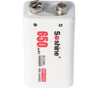 7.4V 680mAh 8,4 Volt Batterie 9V-bloc, 6LR61, 6F22, 680mAh Batterie Li-Polymère ReadyToUse