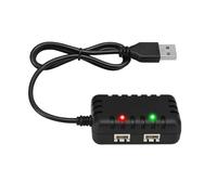 7.4V Batterie Lipo Chargeur 2-en-1 USB pour 2S Lipo Battery avec Câble de Charge Rapide XH-3P 1A Compatible with Axial SCX10 RC Car Truck Drone Boat Quadcopter and Airsoft
