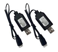 7.4V USB Charge Câble avec XH-3PIN Plug Compatible RC Coche/RC Avión/RC Tanque/RC Bateau Otros juguetes télécommandés pour 7.4V Lipo Batería Charge (2)