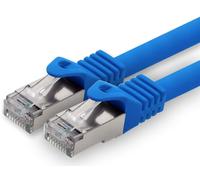 7,5 M - Bleu - 1 Pièce Câble Réseau Cat.7 Câble Patch Sftp Pimf Lszh Câble Gigabit Lan 10gb S Câble Brut Cat7 Avec Connecteur Rj45 Cat6a Compatible Avec Cat5 Cat6 Cat7 Cat8[Ble7111119]