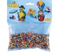 7 500 perles mini (petites perles Ø2,5 mm)- 48 couleurs Multicolore G