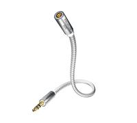 in-akustik Premium - Kit de câblage audio - double blindage - blanc/argent