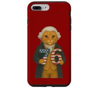 7-6 George Washington Seven Six American Cat Coque pour iPhone 7 Plus/8 Plus