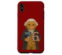 7-6 George Washington Seven Six American Cat Coque pour iPhone XS Max