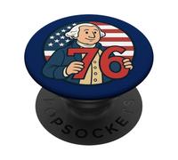 7-6 George Washington Seven Six American PopSockets PopGrip Adhésif