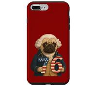 7-6 George Washington Seven Six American Pug Coque pour iPhone 7 Plus/8 Plus