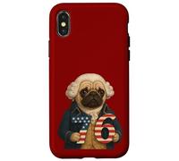 7-6 George Washington Seven Six American Pug Coque pour iPhone X/XS