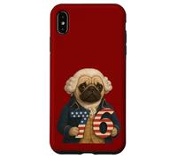7-6 George Washington Seven Six American Pug Coque pour iPhone XS Max