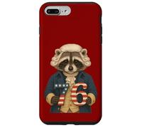 7-6 George Washington Seven Six American Raccoon Coque pour iPhone 7 Plus/8 Plus