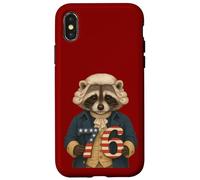 7-6 George Washington Seven Six American Raccoon Coque pour iPhone X/XS