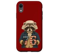 7-6 George Washington Seven Six American Raccoon Coque pour iPhone XR