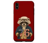 7-6 George Washington Seven Six American Raccoon Coque pour iPhone XS Max
