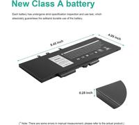 7.6V/68Wh GJKNX Battery for Dell Latitude 5480 5580 5280 5288 5488 5490 5491 5495 5580 5590 E5288 E5480 E5580 Precision 3520 3530 GJKK Series NX GD1JP 0GD1JP DY9NT 0DY9NT 5YHR4 451-BBZG