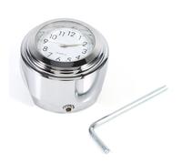 7/8 "1" moto guidon montage horloge temps précis maintien cadran horloge blanc