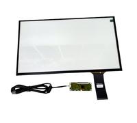 7/8/10,1/11,6/13,3/15,6 pouces USB capteur d'écran tactile capacitif numériseur verre écrivain à main Raspberry Pi Android, Compatible for LINUX, Windows(15.6 inch A)