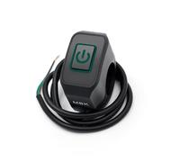7/8'' 22 Mm Interrupteur De Guidon De Moto Avec Bouton De Commande Lumineux Pour Star Kill Électrique Étanche Pièces De Moto Contacteur d'Allumage(Green)