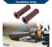 7/8" 22Mm 15/16" 24Mm Couvre-Poignées Universels Pour Moto En Caoutchouc Antidérapant Pour Moto Scooter Vélo Tout-Terrain Marron 1 Paire