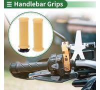 7/8" 22mm 15/16" 24mm Kit de couverture de poignée de guidon de moto Antidérapant TPU Couverture de guidon pour moto scooter vélo ATV Jaune 1 jeu de modèles de filetage