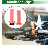 7/8" 22mm 15/16" 24mm Kit de couverture de poignées de moto antidérapant TPR poignées de guidon pour moto scooter vélo ATV rose 1 kit