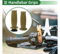 7/8" 22mm 15/16" 24mm Kit de couverture de poignées de moto antidérapant TPU poignées de guidon fin pour moto scooter vélo ATV jaune 1 kit