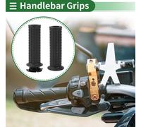7/8" 22mm 15/16" 24mm Kit de couverture de poignées de moto antidérapant TPU poignées de guidon pour moto scooter vélo ATV noir 1 kit motif carré