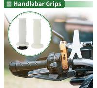 7/8" 22mm 15/16" 24mm Kit Moto Poignées Couverture Antidérapant TPU Guidon Couverture pour Moto Scooter Vélo ATV Blanc 1 Set Motif Hexagonal