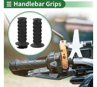 7/8" 22mm 15/16" 24mm Moto Poignées de main Cover Kit Antidérapant TPU Guidon Poignées d'accélérateur pour Moto Scooter Vélo ATV Noir 1 Set